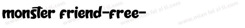monster friend-free字体转换